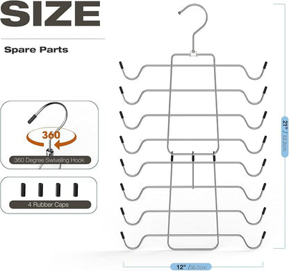 4 Pack Bra Organizer, Tank Top Hangers Space Saving, Closet Organizers and - Image 2