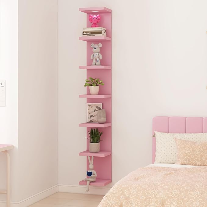 LitaEther Versatile 7 Tier Wall Shelf Unit, Display Floating Shelf - Image 7