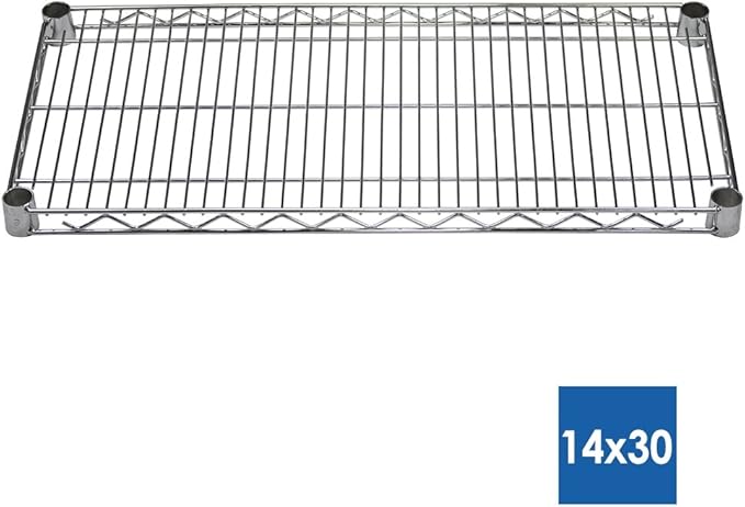 Shelving Inc. 14"d x 30" w x 96" h Chrome Wire Shelving - Image 2