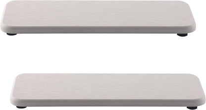 2 Pcs Water Absorbing Stone Trays, Kitchen/Bathroom Sink Soap Dish, Diatomite by NiuYichee