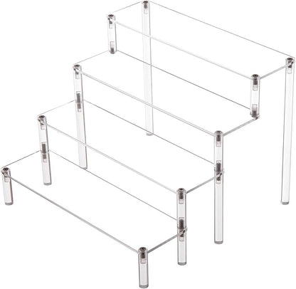 BYCY Acrylic 4-Tier Riser Display Shelf by BYCY