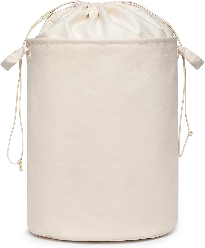 Foldable Storage Bins with Lids Cotton Canvas Rectangular Storage Box Ideal - Image 6