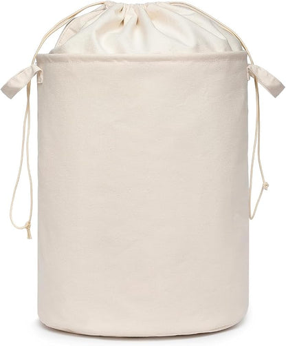 Foldable Storage Bins with Lids Cotton Canvas Rectangular Storage Box Ideal - Image 6