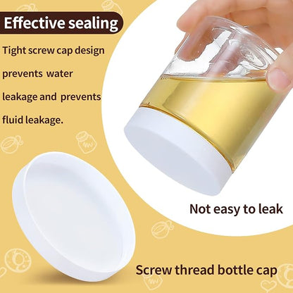 36PCS 8OZ Plastic Jars with Screw On Lids, Labels Refillable Empty Round Slime - Image 5