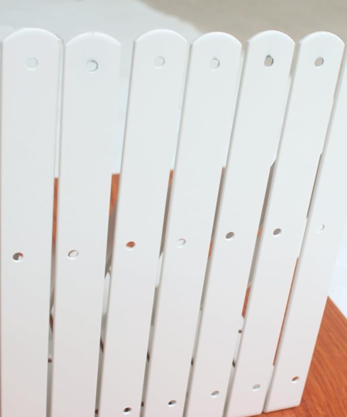 16 Pack L10 x H 8" White Heavy Duty Shelf Brackets - Image 7