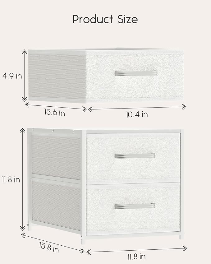 Homsorout 2 Drawers for Closet - Image 3