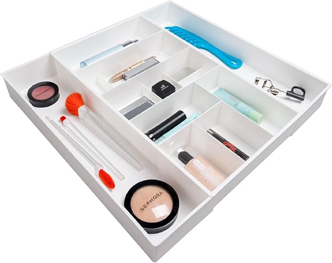 Dial Industries Expandable Vanity Drawer Makeup Organizer Desk Storage Tray - Image 5
