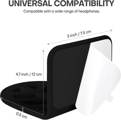 Wall Mount Headphone Stand, 2-in-1 Bendable Silicone Controller Holder - Image 3
