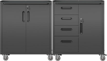 Metal Tool Cabinet, Garage Storage Cabinet System, Wall Cabinet & Locking by VIYET