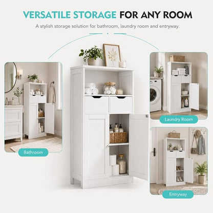 Vongrasig Bathroom Storage Cabinet, 42.5" H Freestanding Floor Cabinet | Wooden - Image 7