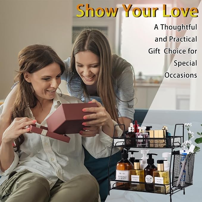 LEMIKKLE Countertop Organizer for Bathroom, Bedroom & Kitchen Counter Shelf - Image 6