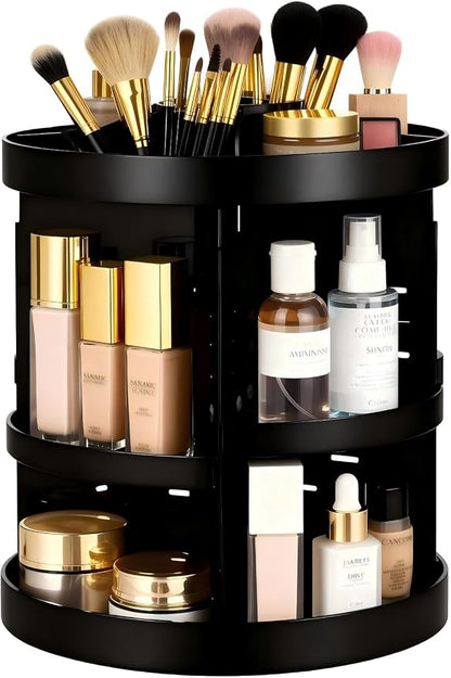 HBlife Extra Large 360 Rotating Makeup Organizer Adjustable Carousel Large by HBlife
