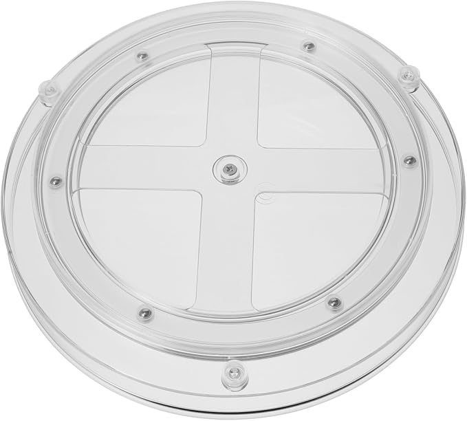 STOBAZA Rotating Storage Rack for Kitchen Seasonings and Cosmetics – Round by EaseLiving
