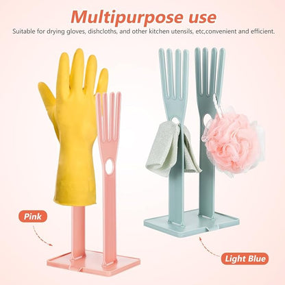 Hemobllo 2-Pack Kitchen Glove Drying Rack 13.38X5.90X4.72In Detachable - Image 7