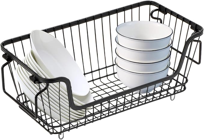 Stackable Storage Basket, Easy Application, Deep Freezer Bins, Refrigerator - Image 4
