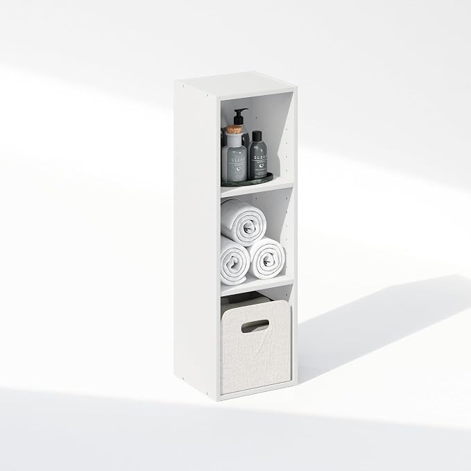 Furinno Reed 3-Tier Closet Organizers and Storage, Closet Organizer, Open Shelf - Image 5