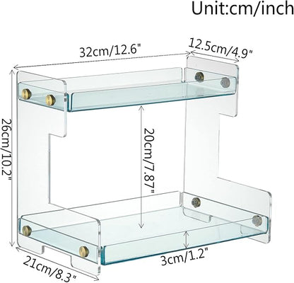 FFK Bathroom Organizer Countertop, 2 Tier Bathroom Counter Organizer Kitchen - Image 2