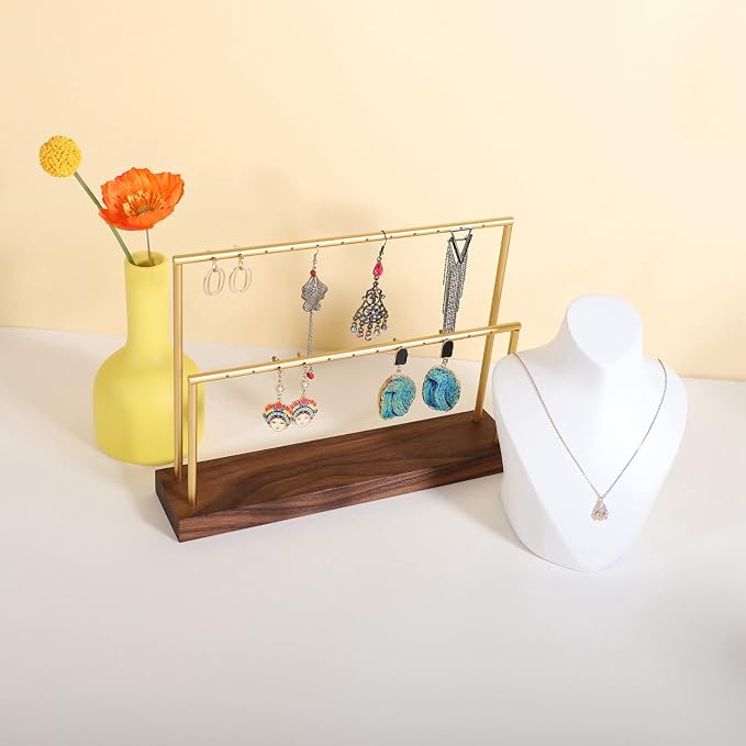 GemeShou wooden earring holder organizer - Image 6