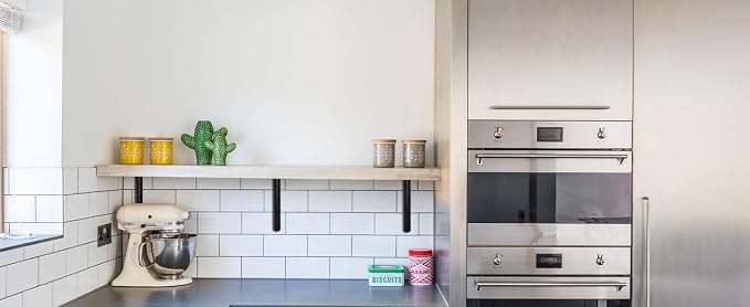 12 Pack L10 x H 8" Black Heavy Duty Shelf Brackets - Image 8