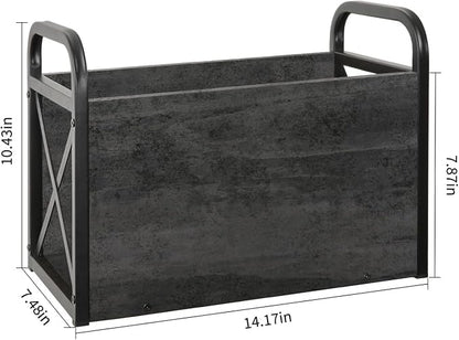 YINMIT Magazine Holder, Magazine Rack Floor, Magazine Storage Basket, Folder - Image 6