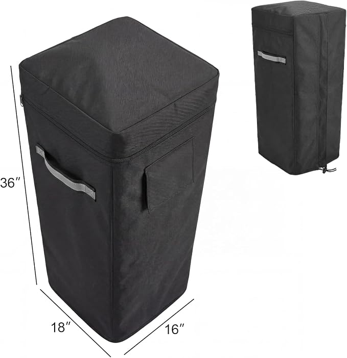 Deosk 16"X18"X36" Water Softener Covers Fit Square Water Softeners Salt Tank - Image 3