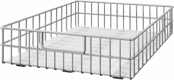 Pull out Cabinet Organizer, Stainless Steel 1-Pack Full-Extension Slide out by Kitstorack