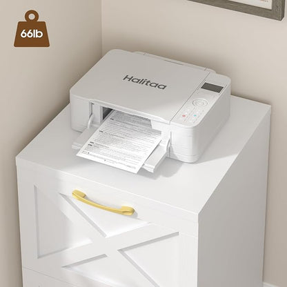 Halitaa Farmhouse 2 Drawer Small File Cabinet - Image 6