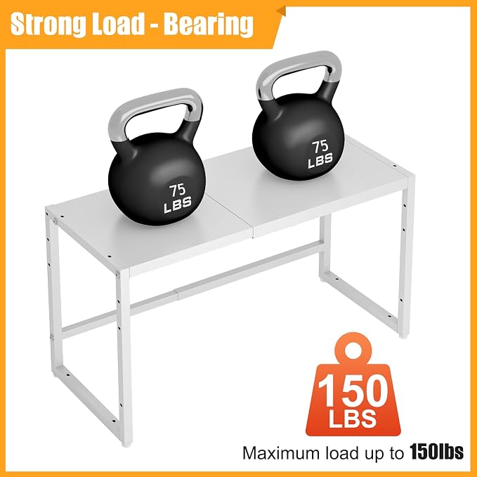 150 LBS Expandable Heavy Duty Storage Shelves, Metal Shelving Unit - Image 3