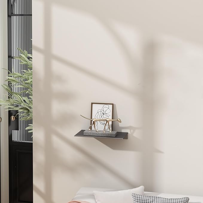 Danpoo 8 inch Gray Small Floating Shelf - Image 2
