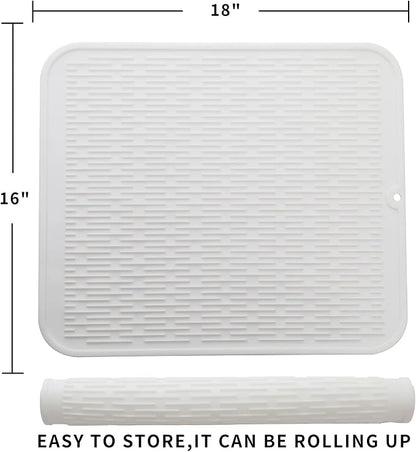 Silicone Dish Drying Mat for Multiple Usage, Easy clean, Eco-friendly, - Image 2