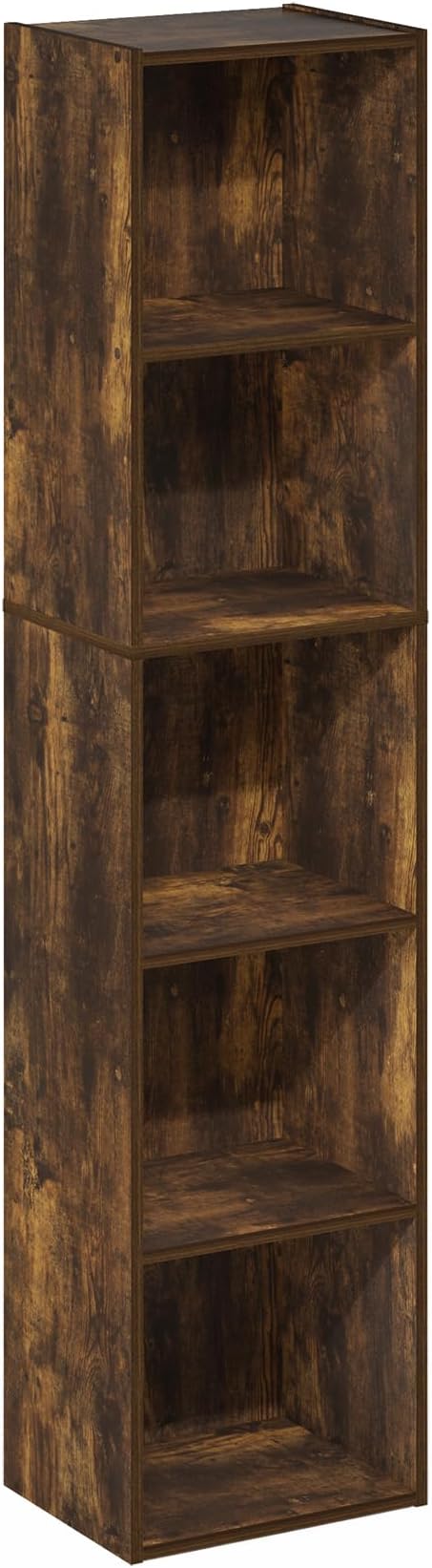 Furinno PASIR Book Shelf, 5-Tier Modern Bookshelf, Open Shelves Bookcase - Image 7