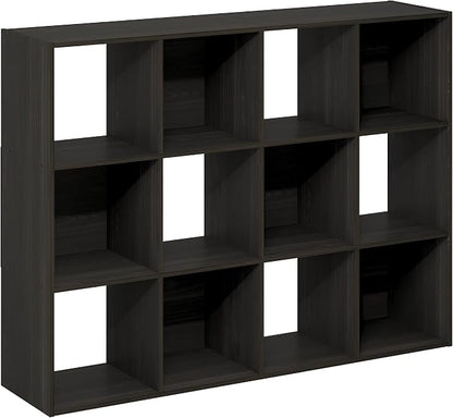 Furinno PELLI Book Shelf, 12-Cube Bookshelf, Cube Storage Organizer Bookcase - Image 6