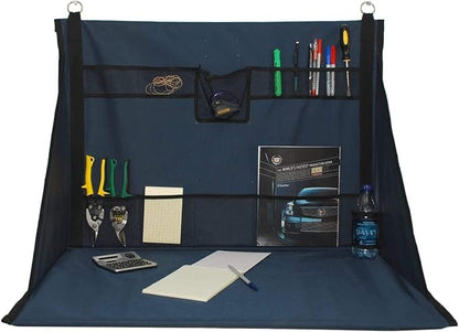 Mini Portable Standing Desk, Work Station, Storage by Plan+Station