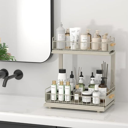 Under Sink Organizer, Pull Out Kitchen Cabinet Organizer 2 Tier Slide Out Under - Image 9