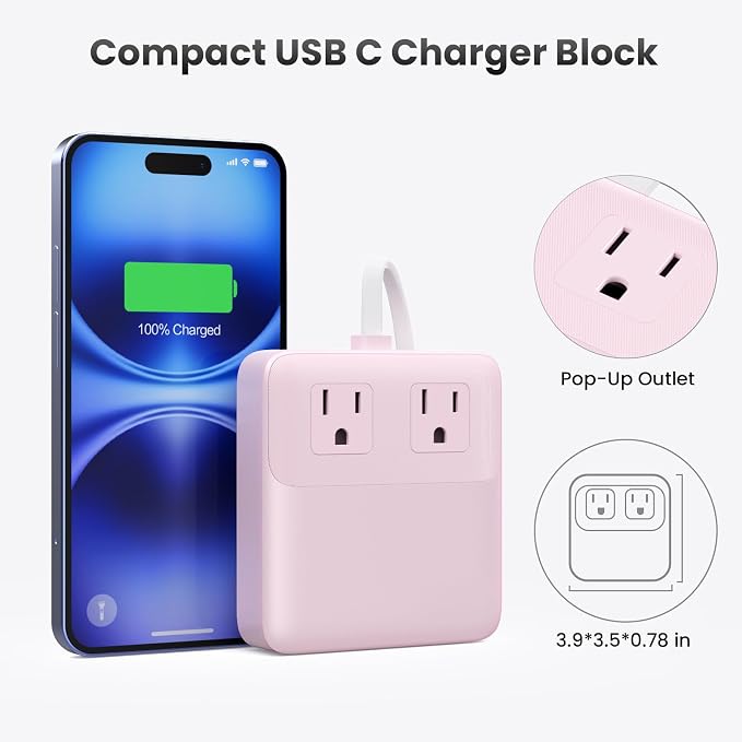 USB C Charger Block, 135W GaN IV Fast Charging Station Hub, 6-in-1 USB C Power - Image 6