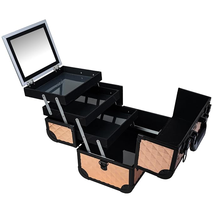 SHANY Premier Fantasy Professional Makeup Train Case Cosmetic Box Portable - Image 5