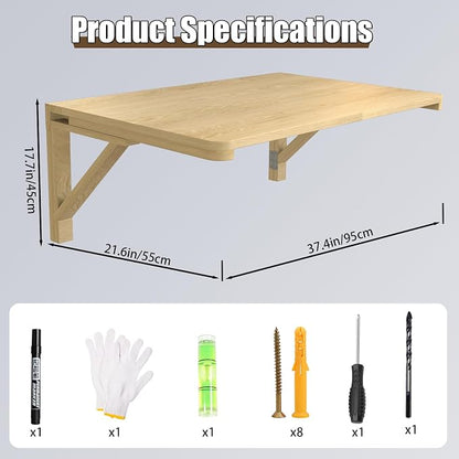 MM MELISEN Wall Mounted Folding Table - Image 3