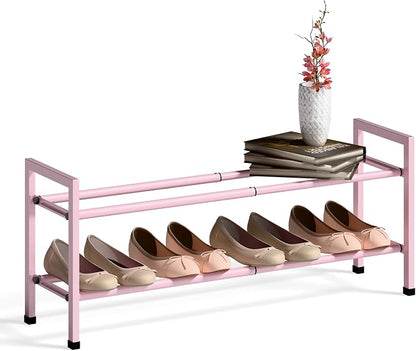 Bumusty 2-Tier Expandable Shoe Rack by Bumusty