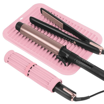 Large Silicone Heat Resistant Mat, Professional Hot Hair Tools Mat by WRORUNER