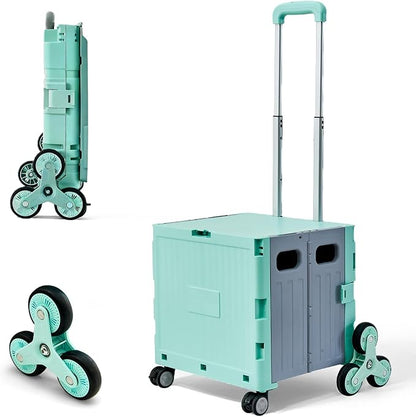Utility Cart Foldable Shopping Cart Book Storage Cart, by Unknown