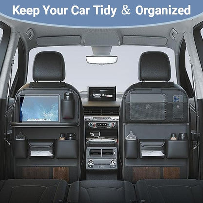 2 Pack Leather Car Backseat Organizer - Image 6