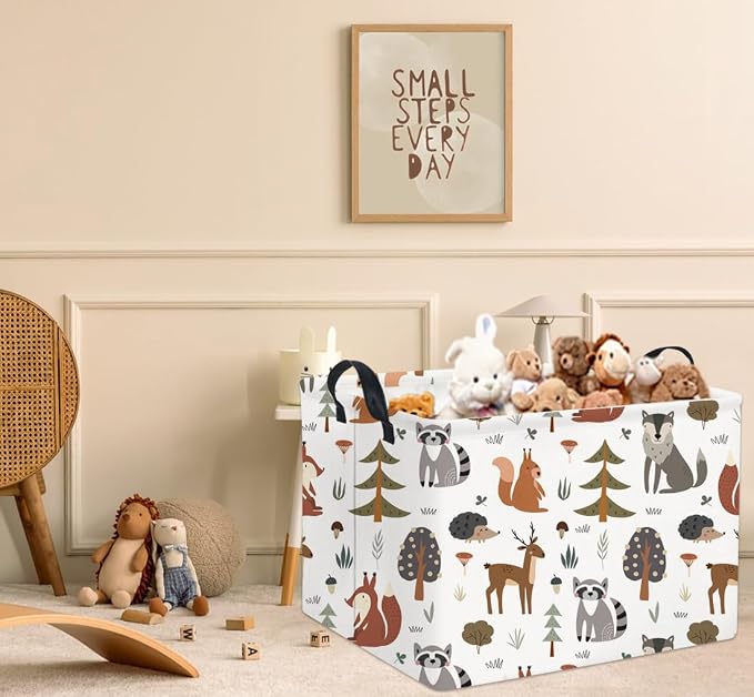 Rectangular Kids Storage Bin Gift Basket - Image 3