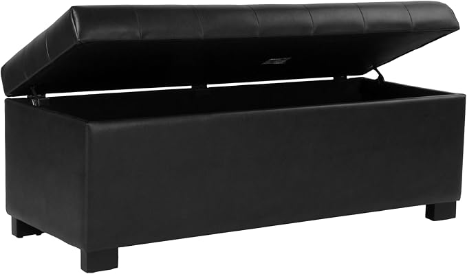 HomePop 46" Tufted Storage Bench - Image 6