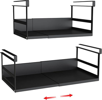 Expandable Under Cabinet Shelf Organizer by SHINEWON