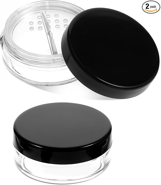 2PCS Travel Powder Container, 10ml/0.34oz Loose Powder Containers by Unknown
