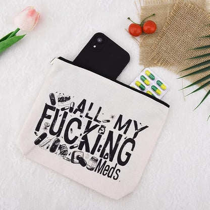 YangQian Funny Medicine Makeup Bag - Image 3