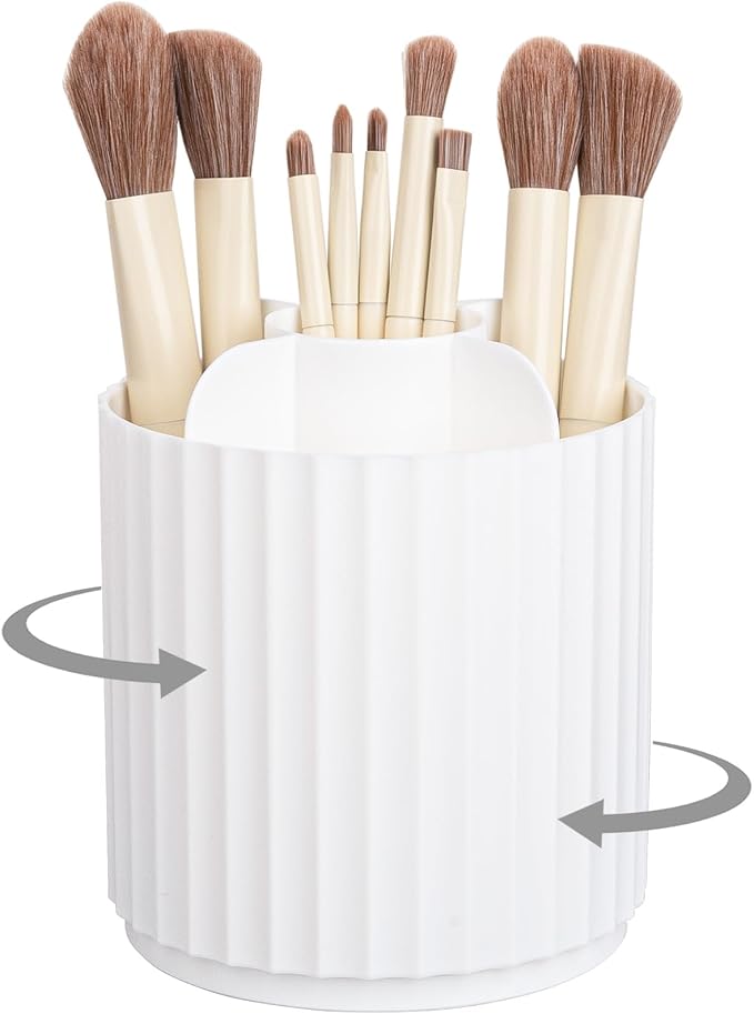 Anyoifax Makeup Brush Holder Organizer 360°Rotating Make Up Brushes Container by Anyoifax