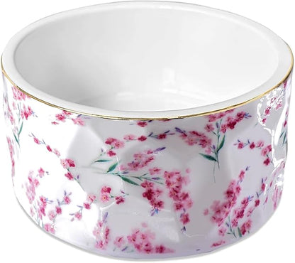 Paper Clip Holder Ceramic Paper Clip Holders Floral Paperclips Holder Dispenser - Image 4