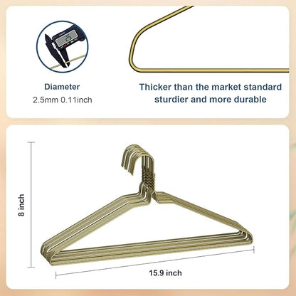 SPECILITE Wire Metal Clothes Hangers Bulk 50 Pack - Image 2