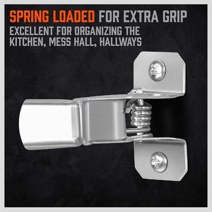 HORUSDY 10 Pack Spring Grip Mop and Broom Holder - Image 8